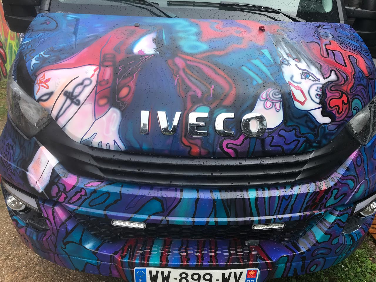 Nathalie GURD - NG Décoration - Europieces - Amboise - Camion Technique Aérographe