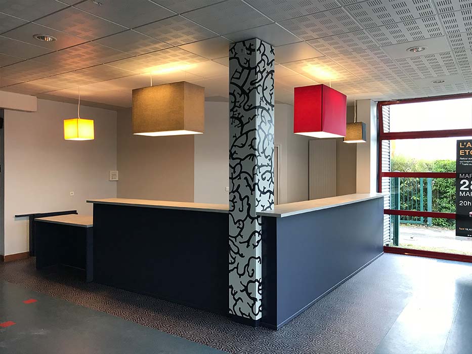 Nathalie GURD - NG Décoration - Mairie de Chambray-lès-Tours - Salle municipale Espace Yves Renault - Décor