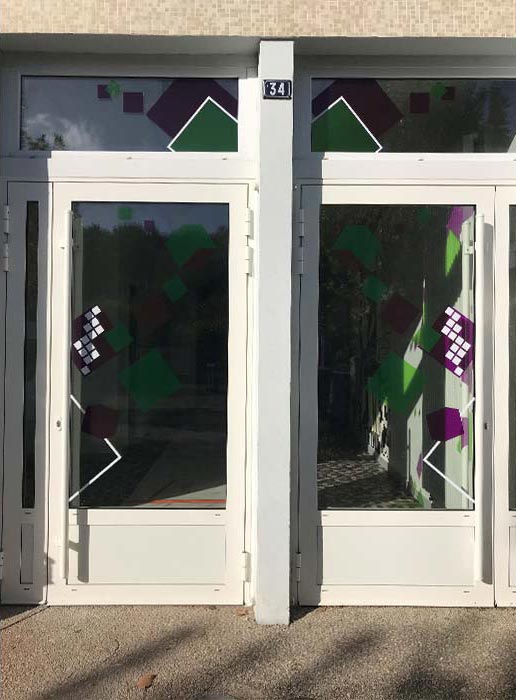 Nathalie GURD - NG Décoration - Mairie de Chambray-lès-Tours - Salle municipale Marcadet - Fresque