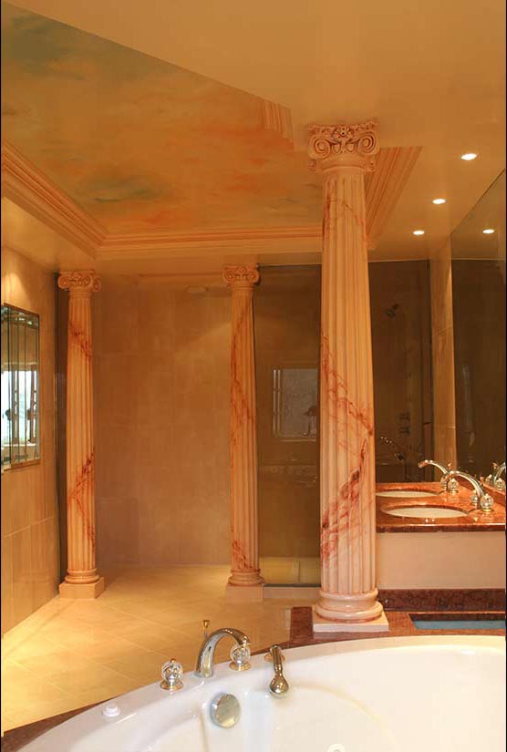 Nathalie GURD - NG Décoration - Particulier - Décor Salle de Bain - Cléré-les-Pins