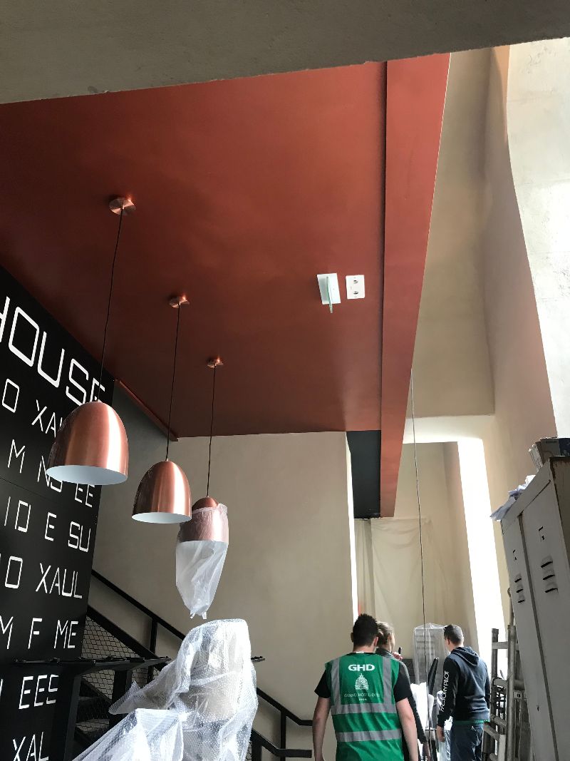 Nathalie GURD - NG Décoration - Restaurant "Beef House" Hôtel Dieu - Lyon - Peinture technique bronze