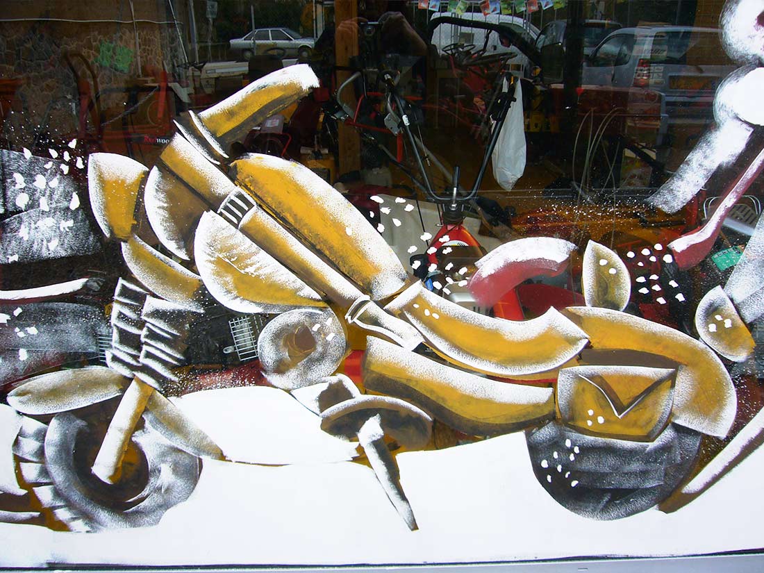 Nathalie GURD - NG Décoration - Vitrines de Noël - Décor événementiels - Peinture Vitre 