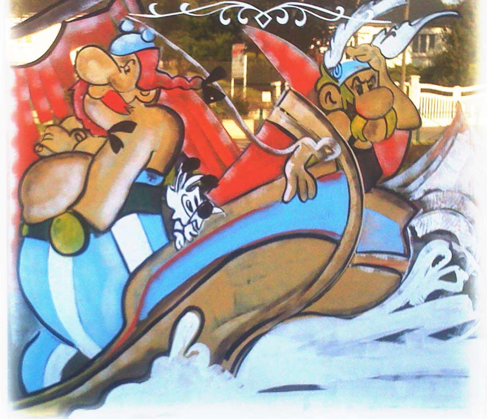 Nathalie GURD - NG Décoration - Vitrines de Noël - Décor événementiels - Peinture Vitre 