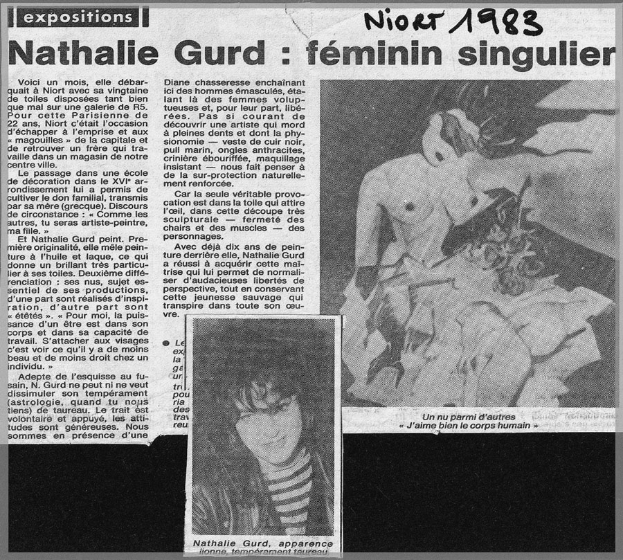Nathalie GURD - Peintures - NG Décoration - Article Presse